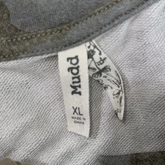 Mud Womens Camouflage Lace-Up Long Sleeve Top XL - Picture 3 of 6